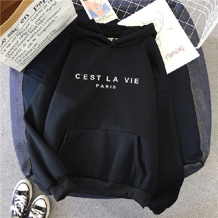 C'EST LA VIE Paris HOODIE