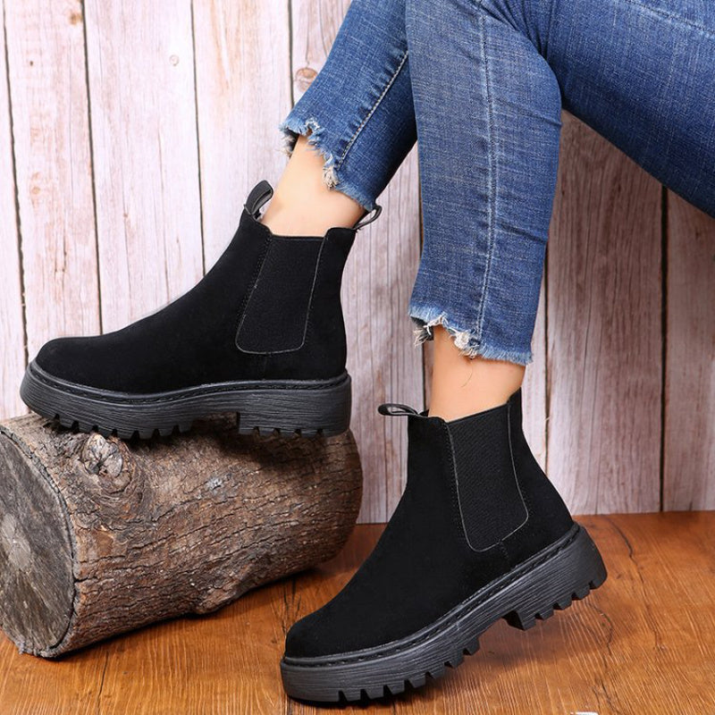 LunaStep Ankle Boots - Trendy Platform Style