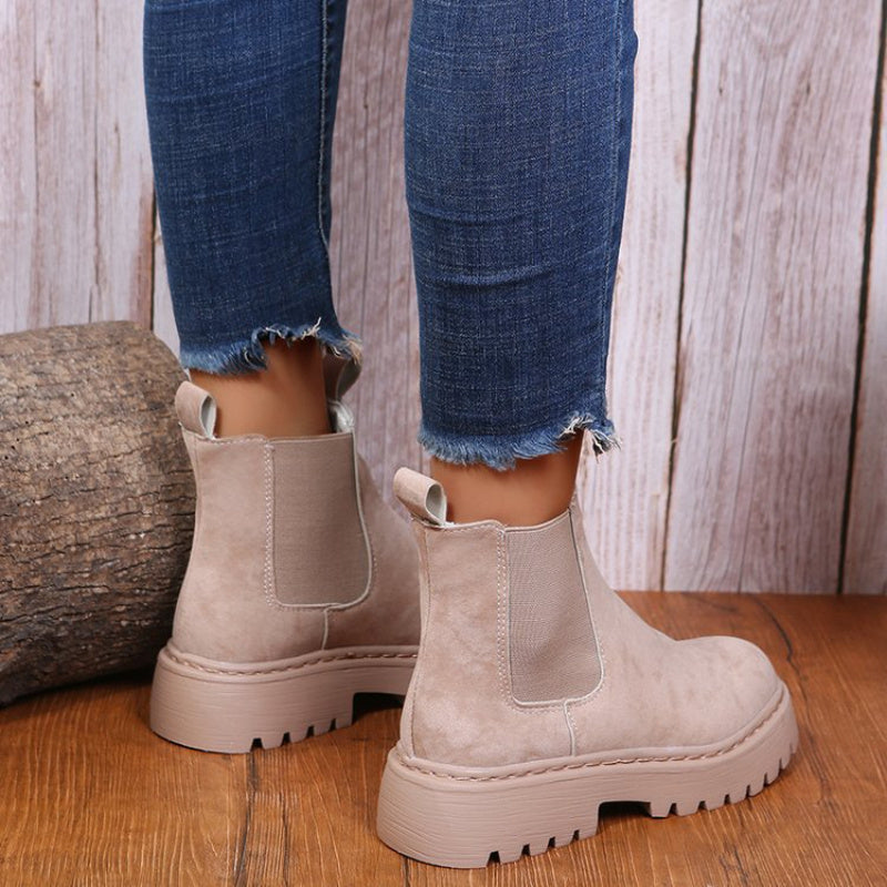 LunaStep Ankle Boots - Trendy Platform Style