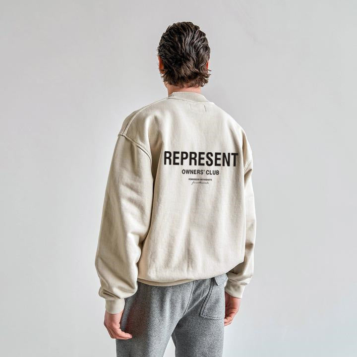 TIMELESS OVERSIZE CREW HOODIE