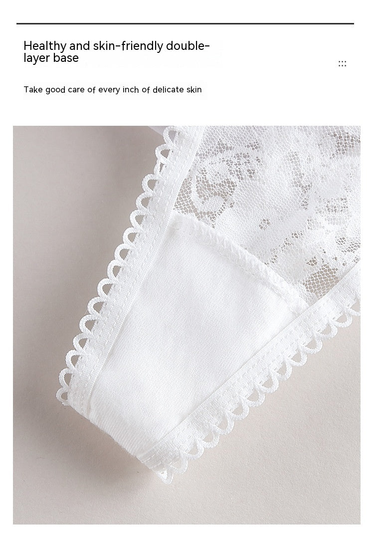 SHEER WIRELESS LACE SET