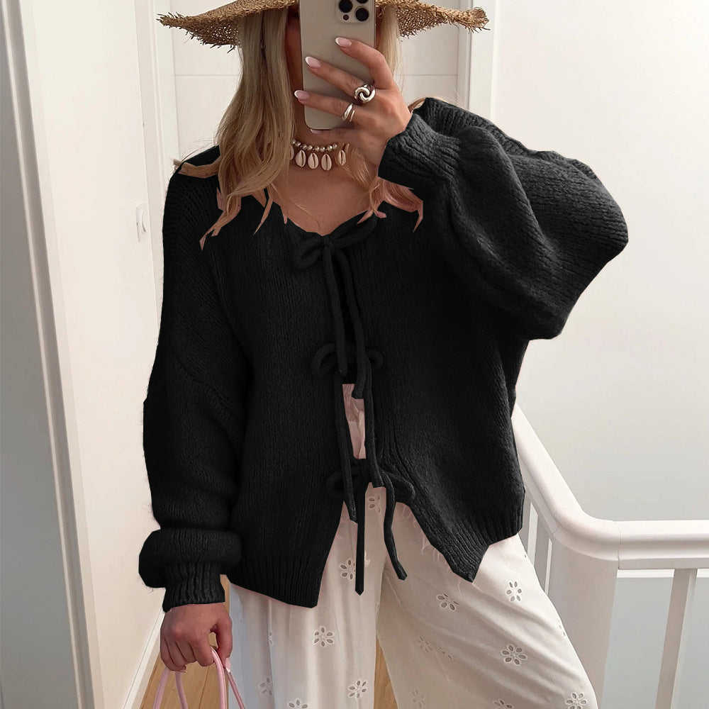 LUMINA SCHNÜR-CARDIGAN