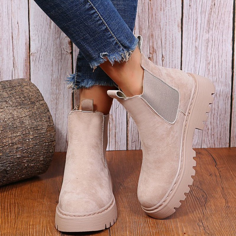 LunaStep Ankle Boots - Trendy Platform Style