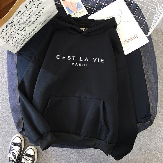 C'EST LA VIE Paris HOODIE