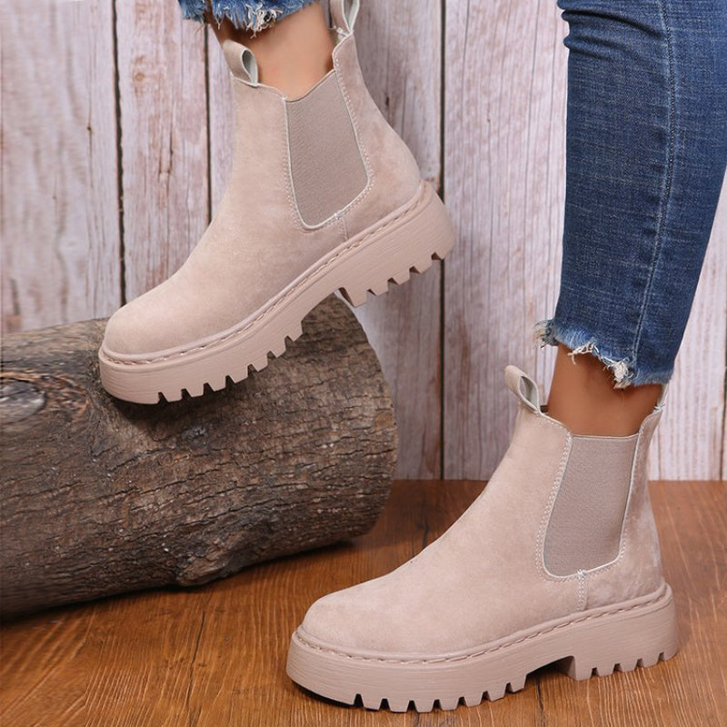 LunaStep Ankle Boots - Trendy Platform Style