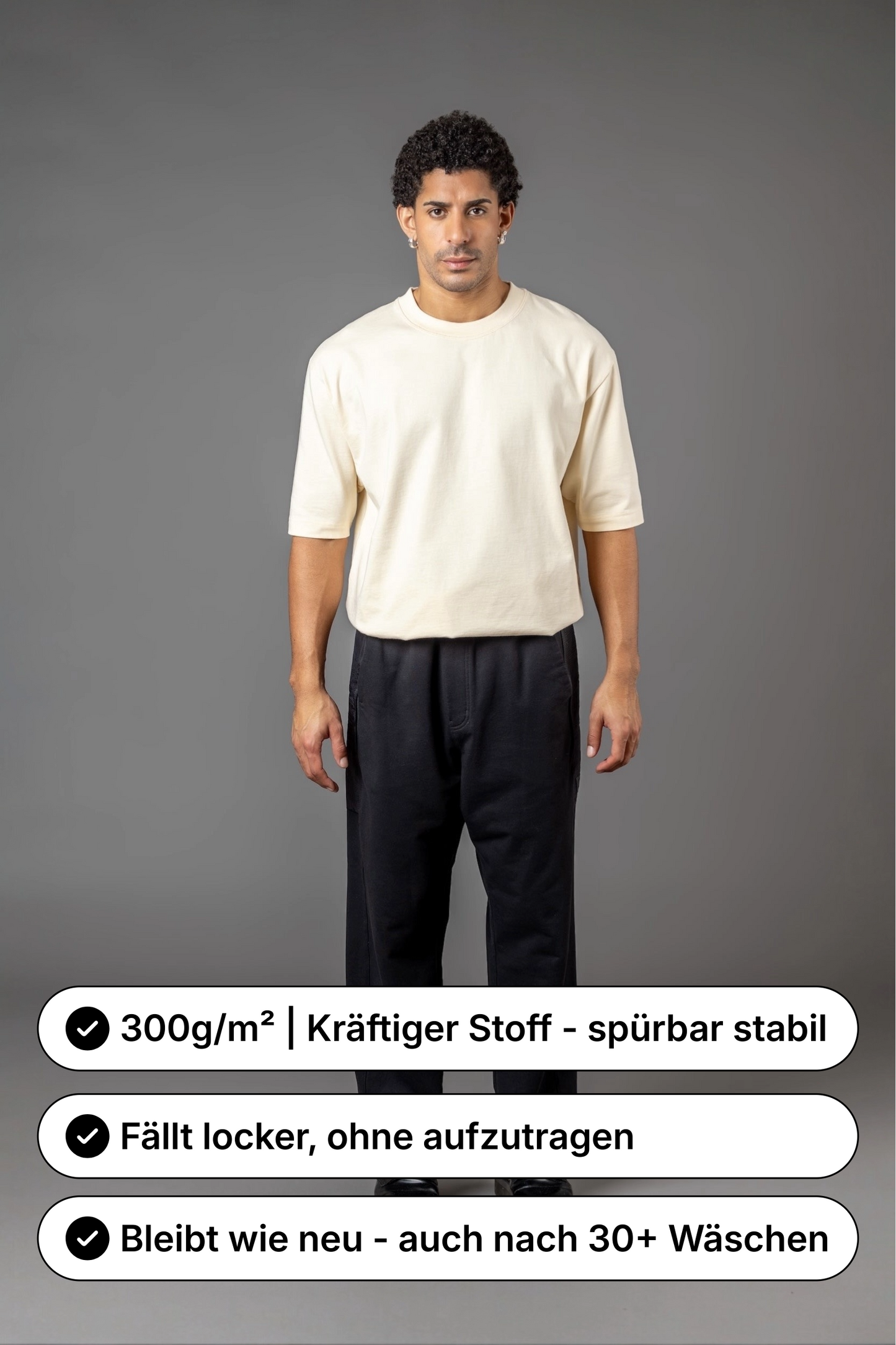 BLICKDICHTES COMFORTES WEIßES T-SHIRT / Elegant /Qualitätsvoll