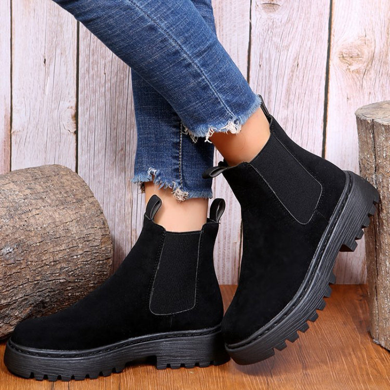 LunaStep Ankle Boots - Trendy Platform Style