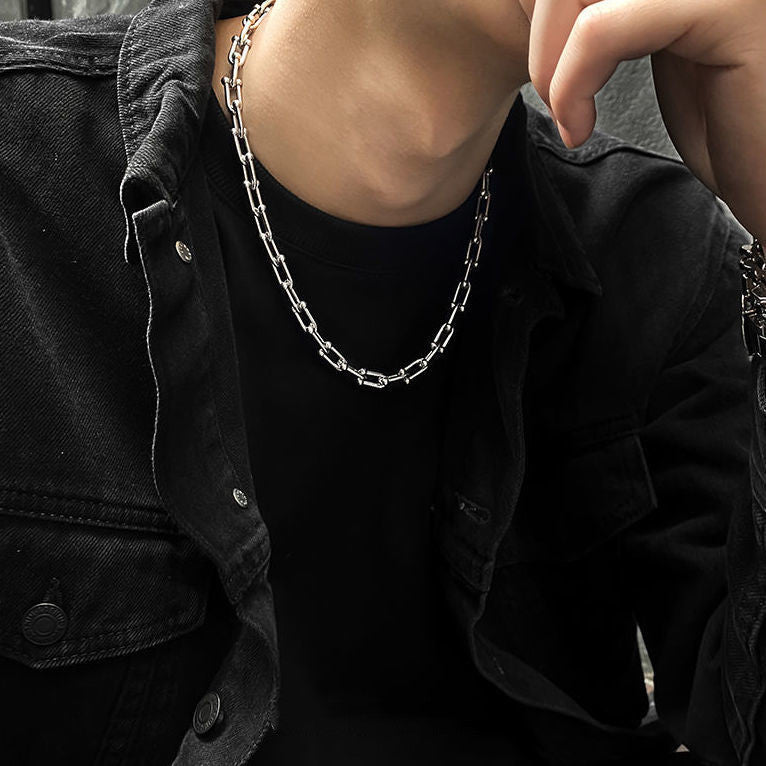 SIMPLE TITANIUM KETTE FOR MEN' & WOMEN'S